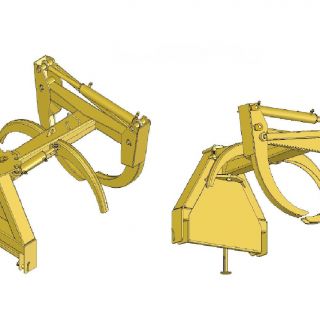 Грайфер за безчокерен извоз на дървени трупи ГБИ 22