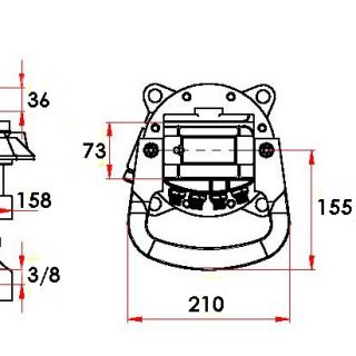 Ротатор с фланец CLB 30F