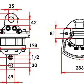 Ротатор без фланец CLB 60