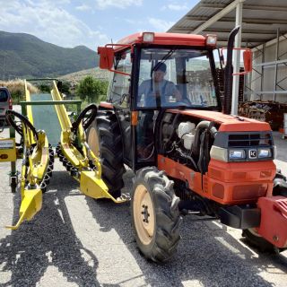 Lavender Harvester with platform MKL 2K